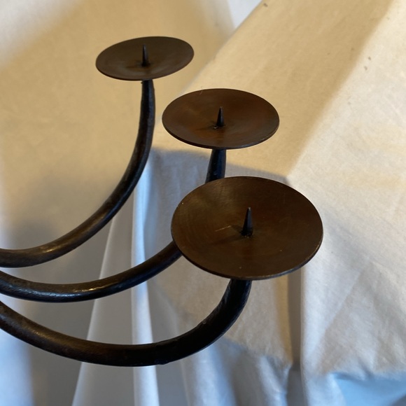 Beautiful Wrought Iron Candle Sconce - Picture 4 of 4